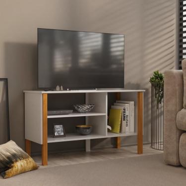 Imagem de Rack para TV até 40 Polegadas 3 Prateleiras Fit 90cm - ViaNossa