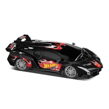 Imagem de Carro de Controle Remoto Hot Wheels Turbo Multikids - BR2445, Preto
