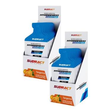 Imagem de 2 x Hydramaxi Gel Carb Repositor Energético 10 Sache Sudract, Tangerin