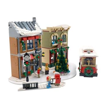Imagem de Brickcessories - Display Base Compatible with Lego Set 10308 Holiday Main Street - Premium White Acrylic Stand for Winter Village Series - Set not Included
