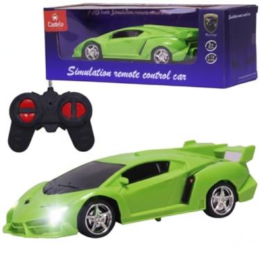 Imagem de Carrinho de Controle Remoto com 4 Funções Verde - Castela