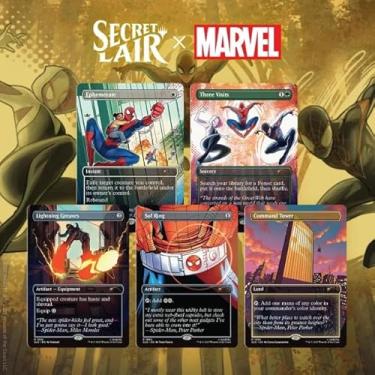 Imagem de Magic the Gathering Secret Lair x Marvel's Spider-Man: Heroic Deeds (Foil)