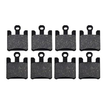Imagem de GRJQRKHZ Pastilhas de freio para motocicleta K&awasaki ZX-10R ZX1000 C1 C2 D6F 2004-2007 Pastilhas de freio dianteiras traseiras
