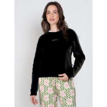 Imagem de Moletom Roxy Care Basic Girl Preto-Preto-GG-Feminino