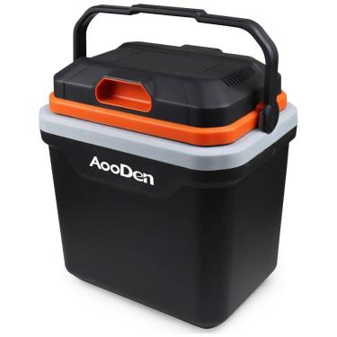 Imagem de Mini Geladeira, Cooler Automotiva Elétrico Portátil 26L, 110v, AOODEN, Preto
