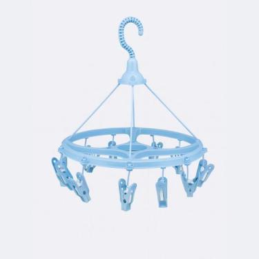 Imagem de Varal Multiuso com 16 Prendedores Ideal para Meias, Roupas Íntimas e A