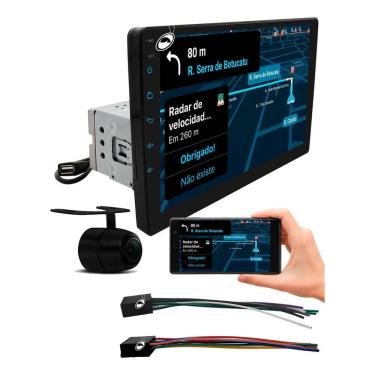 Imagem de Multimídia Mp5 9 Traseira 1 Din H-Tech Ht-9002Ca Android Auto Carplay + Câmera De Ré