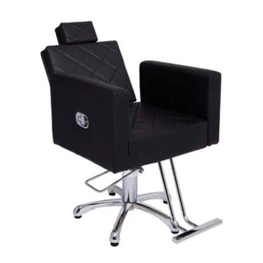 Imagem de Cadeira De Salão D Beleza Cabeleireiro Hidráulica Reclinável