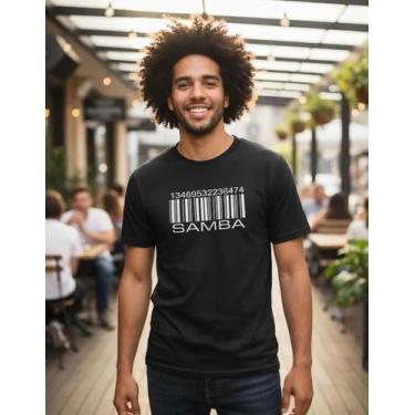 Imagem de Camiseta Samba Código Pagode Musico Masculina - Blackchic, Preto, GG