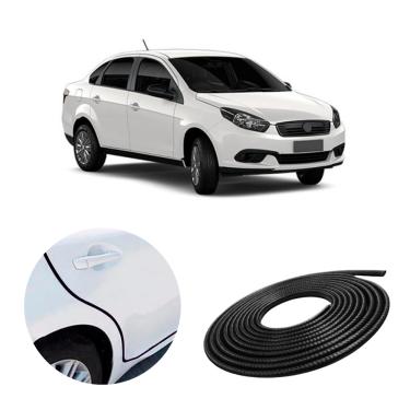 Imagem de Borracha Protetora Borda Porta Carro Grand Siena 7X14 - 10 m