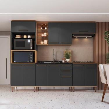 Imagem de Cozinha Modulada Completa 5 Peças com Torre Quente para 2 Fornos Isabe