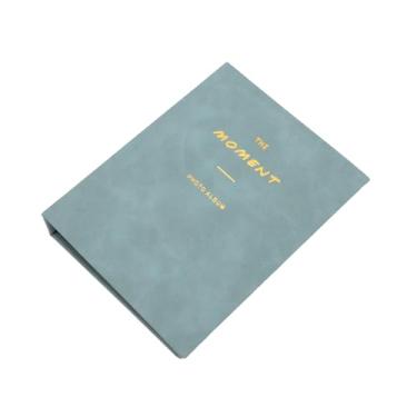 Imagem de Acouto Álbum de Fotos 2x3 64 Bolsos - Livro Versátil para Coleta de Fotos Com Capa 11/12/9/8 Câmeras, Comporta 64, Cartões Perfeitos, Ingressos e Presentes (Verde)