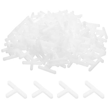 Imagem de Generic 200 peças espaçadores de azulejo 3 mm plástico rígido tipo t instalação espaçador de cerâmica clipes de espaçamento para chão de parede