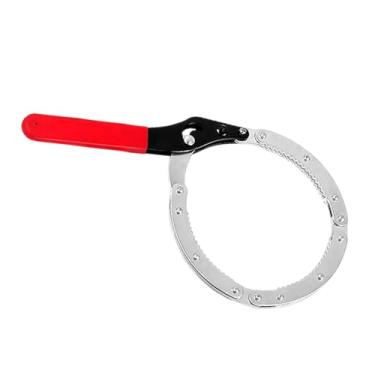 Imagem de JicSuXi Chave de filtro tipo algema, ferramenta profissional ajustável manual para remoção de filtros automotivos em liga metálica, ideal para geradores de
