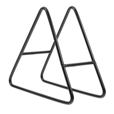 Imagem de Suporte de porta-copos criativo organizador de mesa para porta-copos e copos, bandejas de alimentos, suporte de ferro que economiza espaço em preto