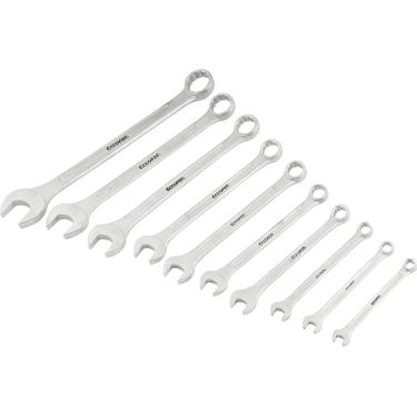 Imagem de Jogo Chave Combinada 6-22mm Aço Carbono Com 10 Peças Estojo