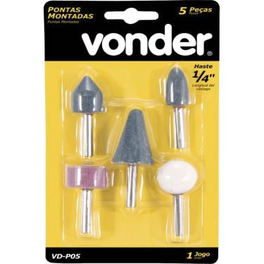 Imagem de Jogo ponta montada com 5 peças vdp05 - Vonder