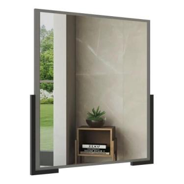 Imagem de Espelheira Para Banheiro 70cm Multimóveis Cr10110 Cimento - MULTIMOVEI