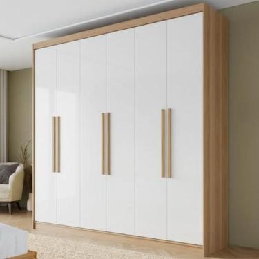 Imagem de Guarda Roupa Casal 6 Portas 2 Gavetas Lyon Yescasa
