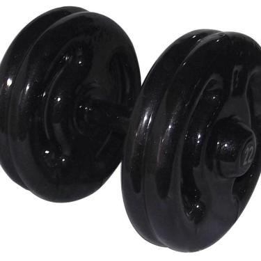 Imagem de Dumbbell Emborrachado Treinamento Funcional Academia 22kg