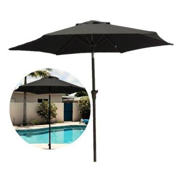 Imagem de Ombrelone Central Jardim Piscina 2,3m Impermeável Articulado - REVOMAX