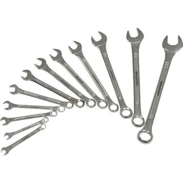 Imagem de Kit Chave Combinada Com 12 Chaves De 6 A 22Mm Brasfort