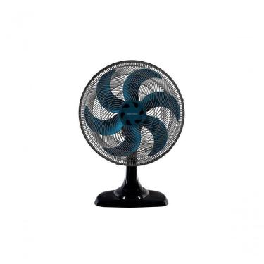 Imagem de Ventilador Osc Mesa Turbo 6 50cm 6 Pás Preto-Azul 110V