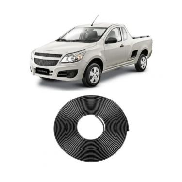 Imagem de Borracha Protetora Borda Porta Preta Montana 2 Porta 5m Mini