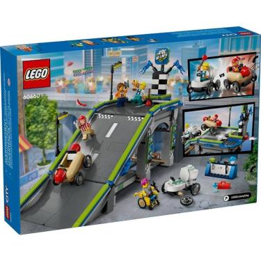 Imagem de Lego CITY sem Limites: Pista de Rampa para Carros de Corrida 60460
