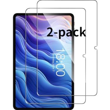 Imagem de Misenya Pacote com 2 protetores de tela para tablet TECLAST T60 PLUS 30.5 cm Película de vidro temperado antiarranhões, antipoeira/dureza 9H Ultra HD (T60 PLUS)