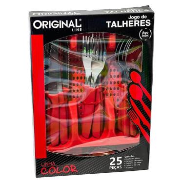 Imagem de Faqueiro Jogo Inox Jogo De Talheres Com 25 Peças
