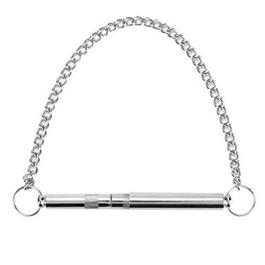 Imagem de Generic Dog Sonic Whistle, Metal Training Determa para Controle de Latidos, Frequências Ajustáveis Comande o Cão Com Esse Apito, Salva -se de Gritar ou Correr para Impedir a Ação