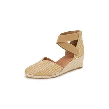 Imagem de Gentle Souls by Kenneth Cole Plataforma feminina Orya, Raffia natural, 40