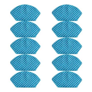 Imagem de Main Side Brush HEPA Filter Mops Cloth Compatible With Midea M7 PRO /M7 MAX Compatible With Fakir Rs 770 Robot Vacuum Cleaner Accessories Replacement(10 Mops)