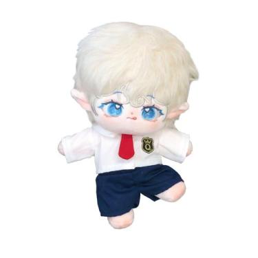 Imagem de Boneca de pelúcia CALEMBOU 20 cm com esqueleto com roupas, vestido Mij