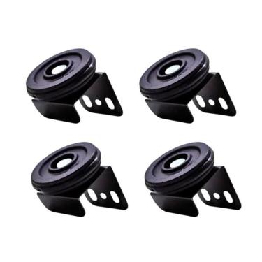 Imagem de 04 Roldana Guia Superior Porta E Janela De Correr Aço 45Mm