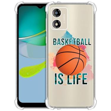 Imagem de GlamCase Capa para Motorola E13, capa transparente para Moto E13 - Best Army Mom Ever camuflada, impressa, fina, flexível, transparente, à prova de choque, capa traseira/capa para Motorola E13 4G.