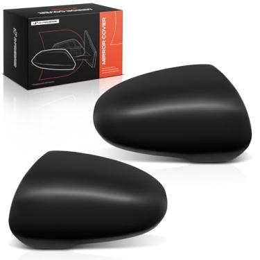 Imagem de A-Premium 2 peças de tampas de espelho retrovisor do lado do motorista e do passageiro - Compatível com Hyundai Tucson 2016 2017 2018 2019 2020 2021 - Preto liso, com furo de seta