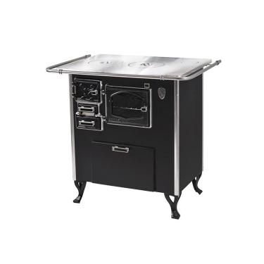 Imagem de Fogão A Lenha C Forninho Dir Preto Fornos Pinhal Alumínio N1