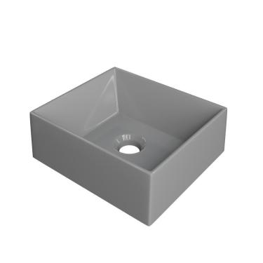 Imagem de Cuba Apoio Retangular Riviera Rt30w Cinza