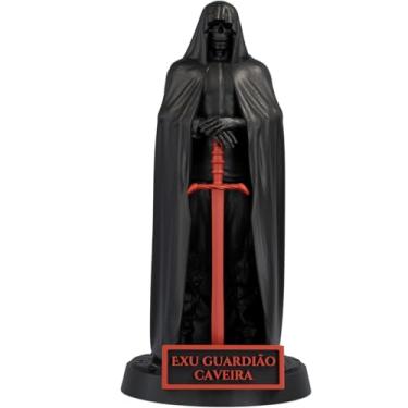 Imagem de Estátua Exu Guardião Caveira Imagem Umbanda Candomblé (Cor Nox Sanguine)