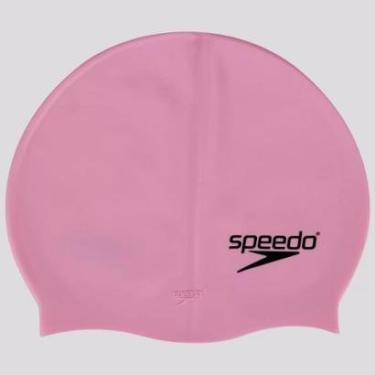 Imagem de Touca de Natação Speedo Junior Silicone Rosa-Feminino