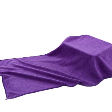 Imagem de Toalha de 2 peças, toalha de microfibra/super absorvente/ultra macia/perfeita para uso diário, para banho, mão, rosto, salão de beleza, toalhas de barbearia. - Toalhas brancas de 35 x 75 cm/14 * 30