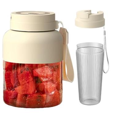 Imagem de Espremedor pessoal, extrator de suco portátil USB | Máquinas de suco eficientes acessórios de preparação de alimentos para esposa, marido, família, adultos, homens, amigos