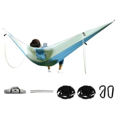 Imagem de Rede grande para uso ao ar livre, paraquedas para famílias – Nylon impermeável, leve, suprimentos para uso ao ar livre, para jardim, quintal, acampamento, praia, caminhadas, , churrasco