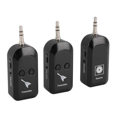 Imagem de Receptor Transmissor de Guitarra Sem Fio para Captação de Instrumento Faixa de Sinal de 30 M Com Tecnologia Avançada de Redução de Ruído para Desempenho de Som HD, Bateria de 6 a