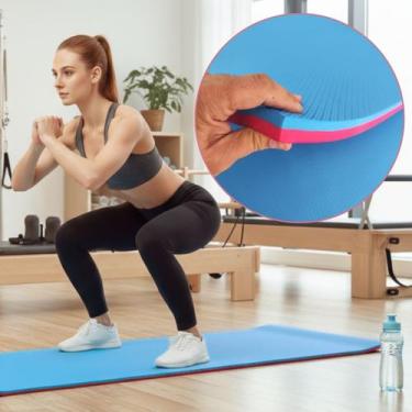 Imagem de Colchonete EVA 100x50 20mm Grosso Emborrachado Academia Pilates Ginast