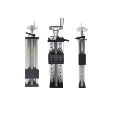 Imagem de Mesa deslizante manual CNC módulo de estágio de trilho linear de carga 40 kg trilho único ou duplo SFU1605 C7 fuso esférico para trabalho em metal (M-GGP5080, curso de 100 mm)