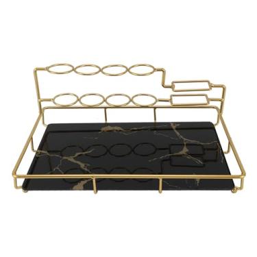 Imagem de Generic Suporte de Dente Elétrico, Pasta de Dente Elétrica, à Prova d'água, Leve, Luxuoso, Elegante, Grão de Banho para Banheiro (Preto)