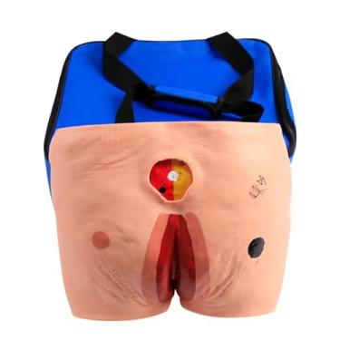 Imagem de Modelo avançado de treinamento de enfermagem de úlcera de pressão, modelo de ensino de manequim de úlceras de pressão para estudantes educacionais habilidades de treinamento médico.